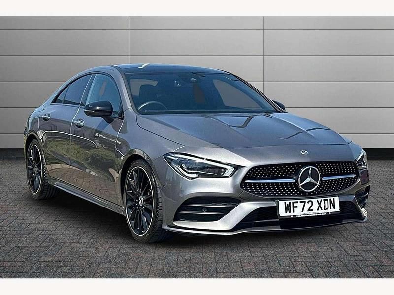 Mountain grey Used 2022 Mercedes CLA180 AMG Line Premium Plus Sedan | £27,650 (Fair price) - Image 1/4
