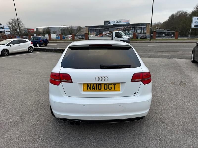 Used Audi A3 S-Line 2010 White Hatchback