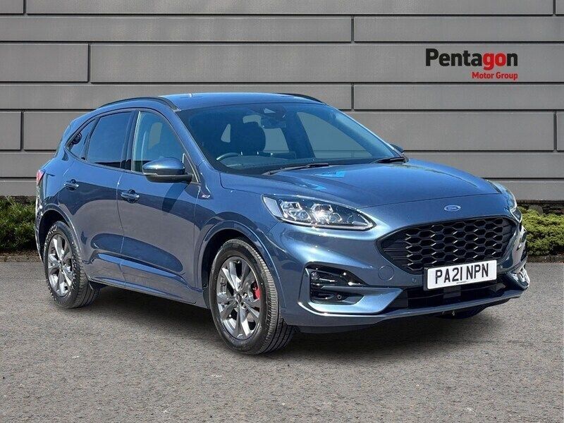 Blue Used 2021 Ford Kuga ST-Line SUV | £16,395 (Fair price) - Image 1/3