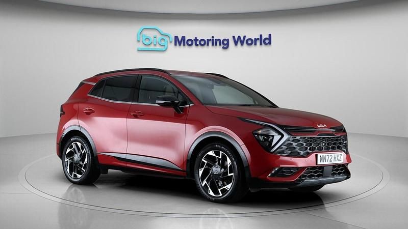 Red Used 2022 Kia Sportage GT-Line SUV | £20,800 (A bit pricey) - Image 1/4