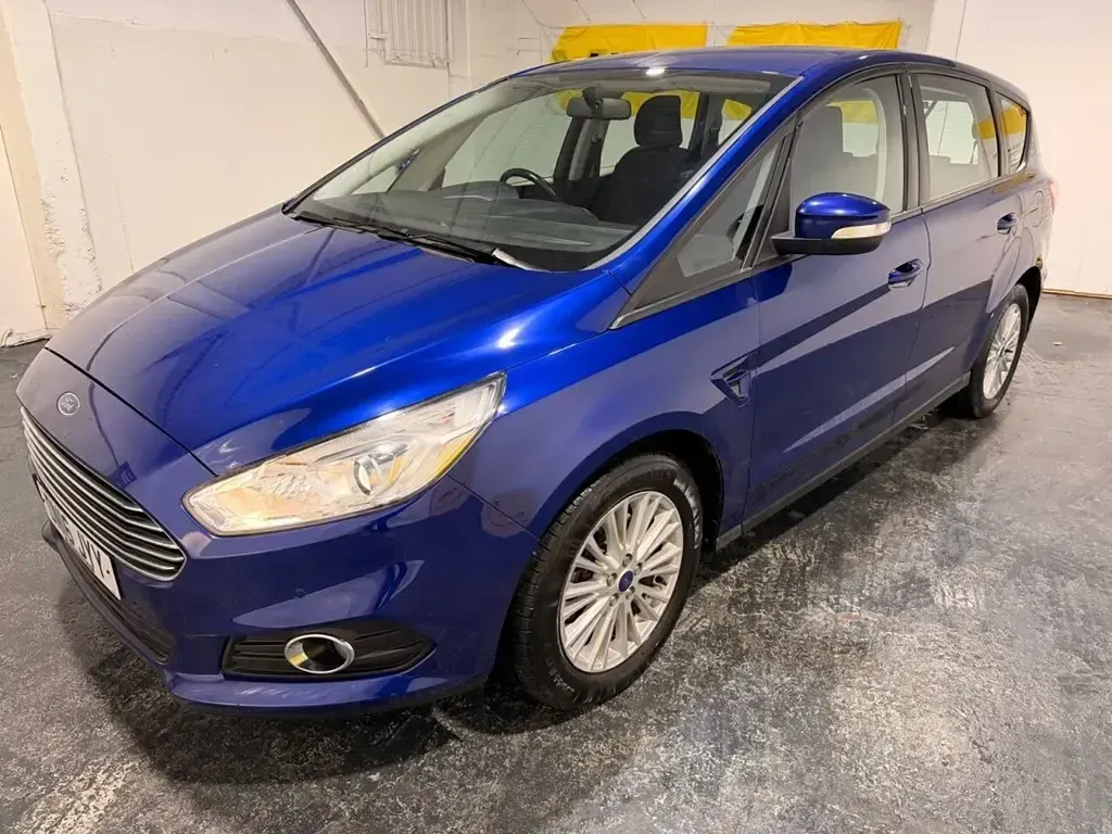 Begagnad Ford S-MAX Zetec 150 HK (110 kW) 2016 Blå Minibuss
