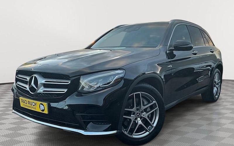 Usado Mercedes GLC220 AMG Line Premium 170 HP (125 kW) 2018 Preto Carrinha