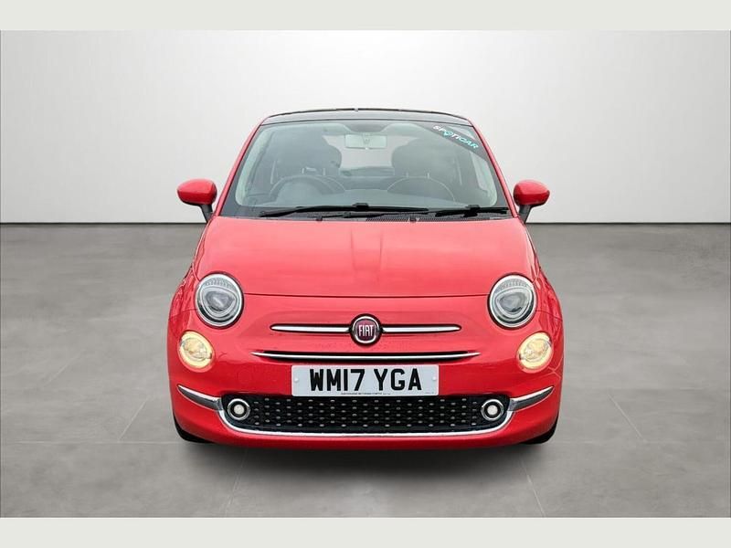 Used Fiat 500 Lounge 69 HP (50 kW) 2017 Red Hatchback