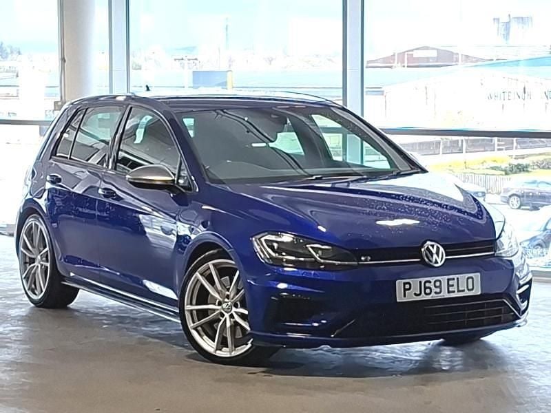 Used VW Golf VII R 300 HP (220 kW) 2019 Blue Hatchback