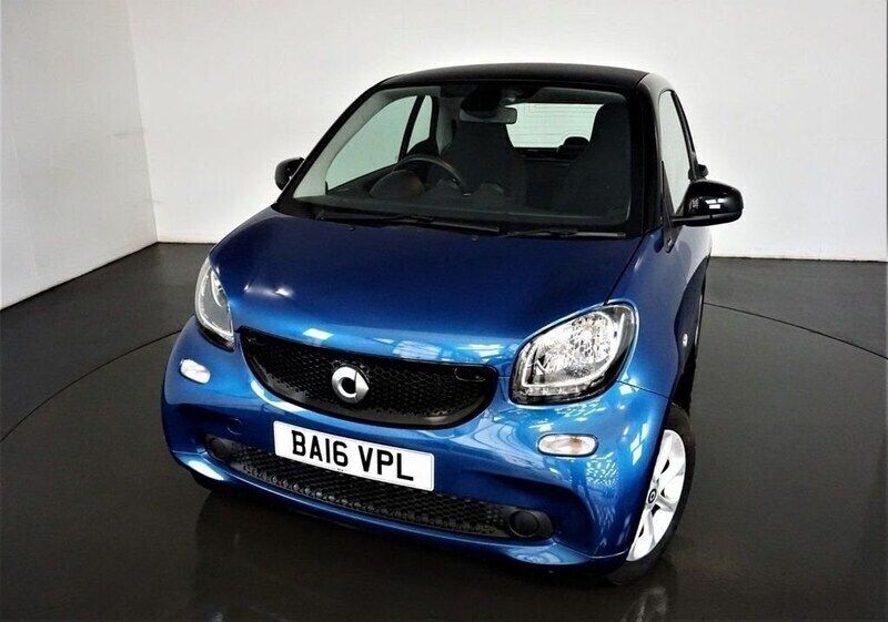 Blue Used 2016 Smart ForTwo Coupé Passion Coupe | £6,500 (Fair price) - Image 1/4