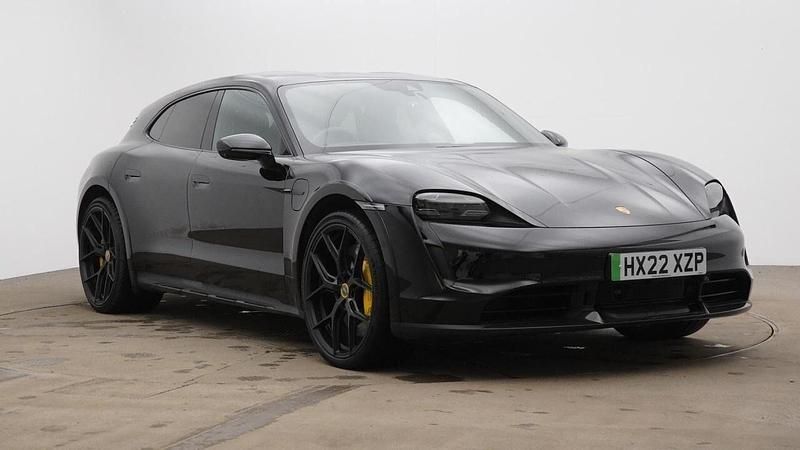 Black Used 2022 Porsche Taycan Cross Turismo Sedan | £70,989 - Image 1/4