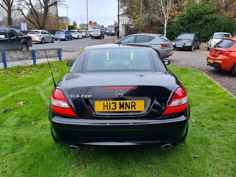 Usado Mercedes SLK200 2007 Preto Cabrios
