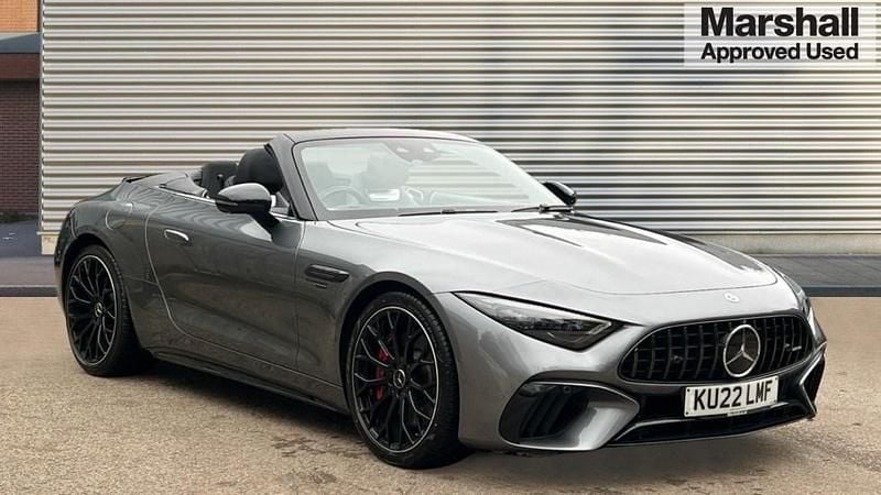 Grey Used 2022 Mercedes SL55 AMG Premium Plus Cabriolet | £84,291 (Good price) - Image 1/4