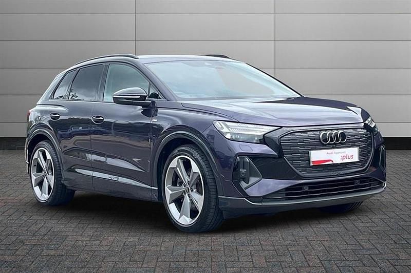 Aurora violet Used 2024 Audi Q4 e-tron Black Edition SUV | £35,950 (Super price) - Image 1/4