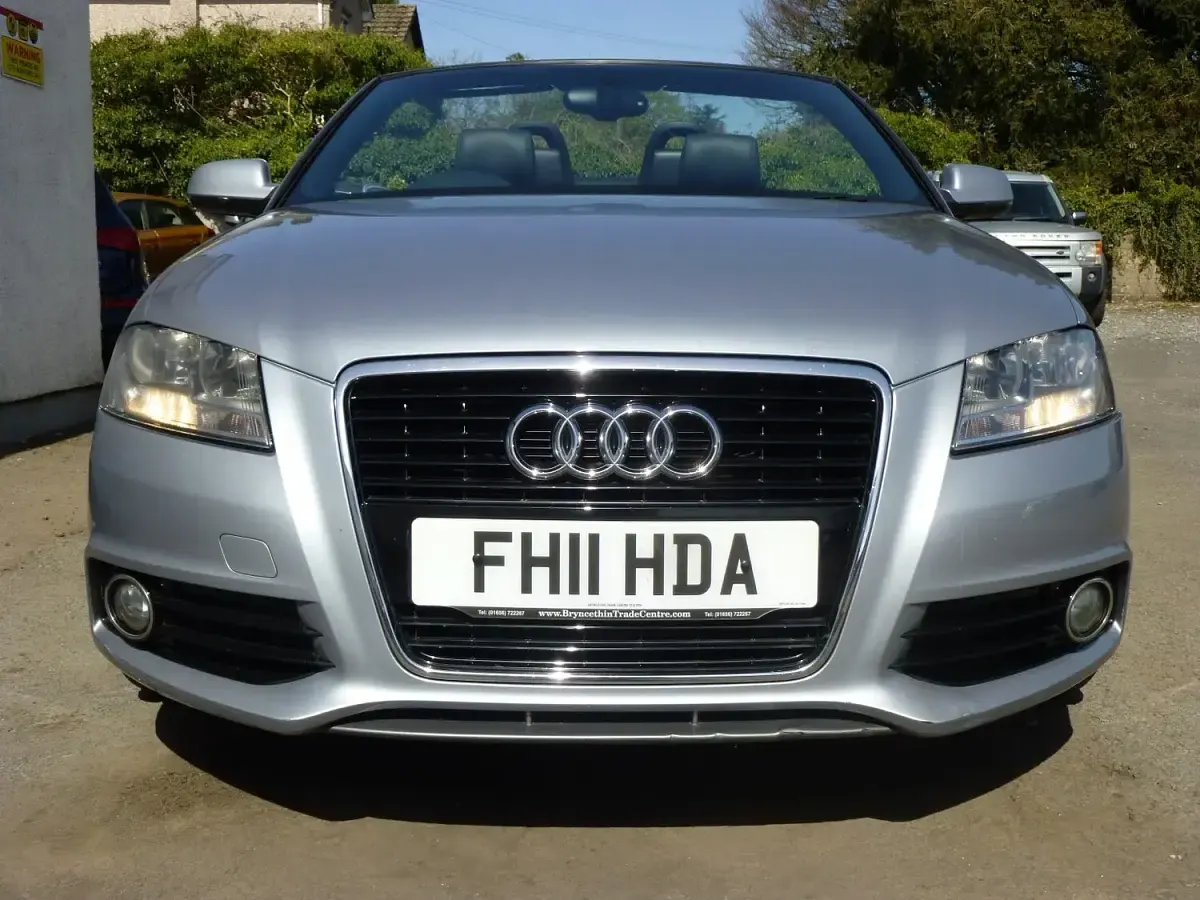 Used Audi A3 Cabriolet S-Line 140 HP (102 kW) 2011 Silver Cabriolet