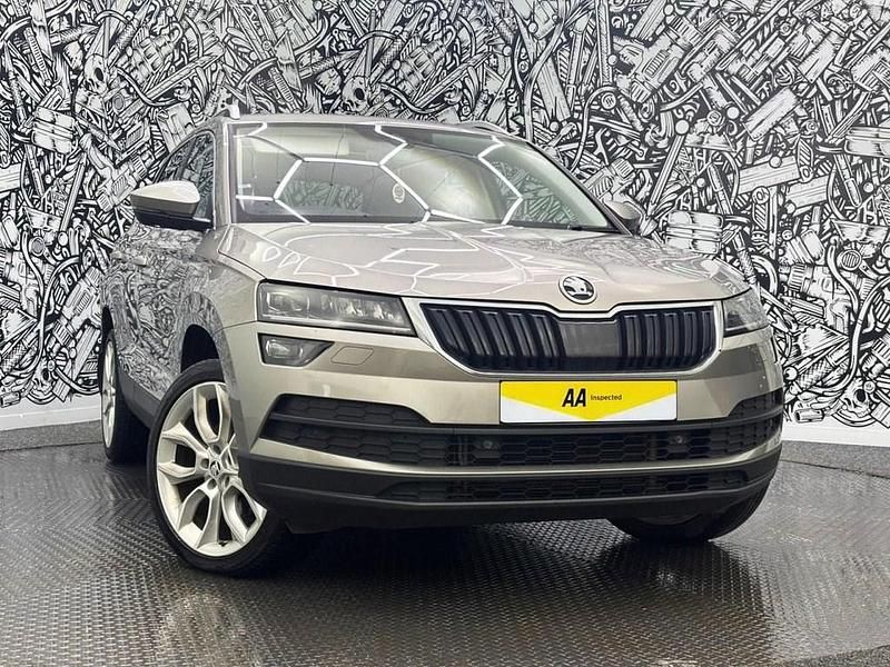 Used Skoda Karoq 150 HP (110 kW) 2018 Beige SUV