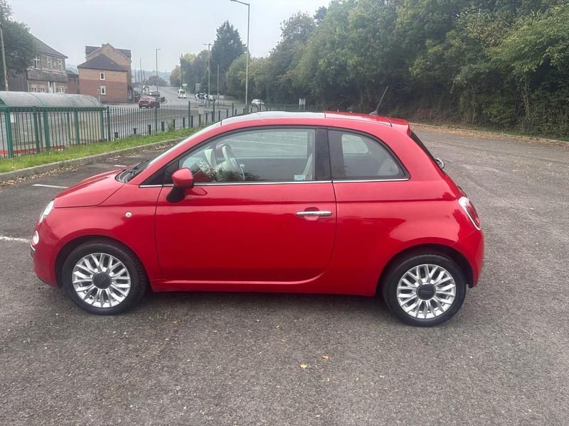 Used Fiat 500 Lounge 69 HP (50 kW) 2014 Red Hatchback