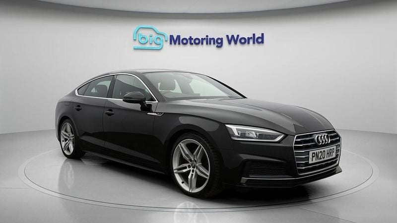 Black Used 2020 Audi A5 Sportback S-Line Hatchback | £17,800 (Good price) - Image 1/4
