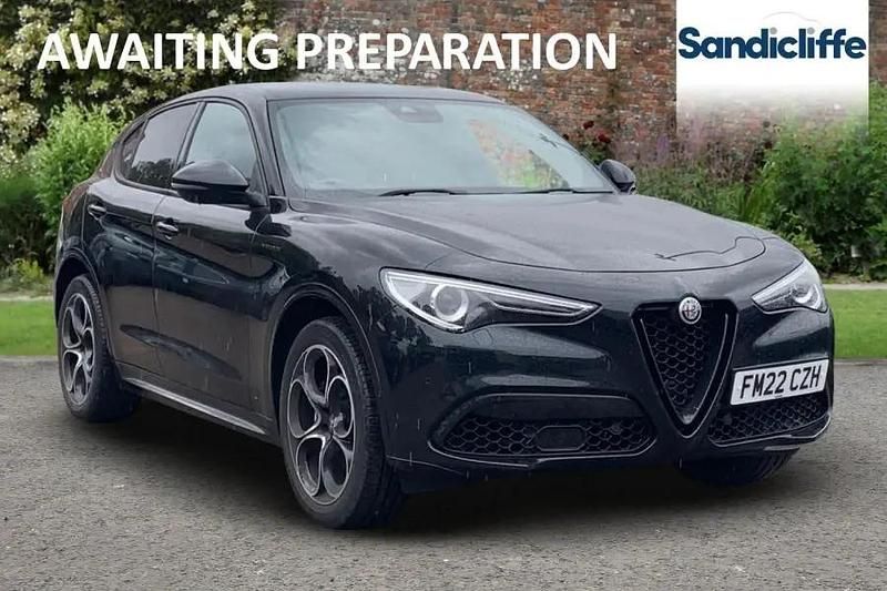 Black Used 2022 Alfa Romeo Stelvio Veloce SUV | £29,500 (Fair price) - Image 1/3