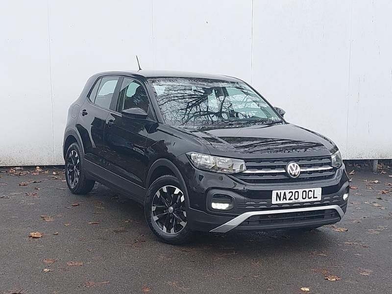 Black Used 2020 VW T-Cross S SUV | £13,998 (Fair price) - Image 1/4