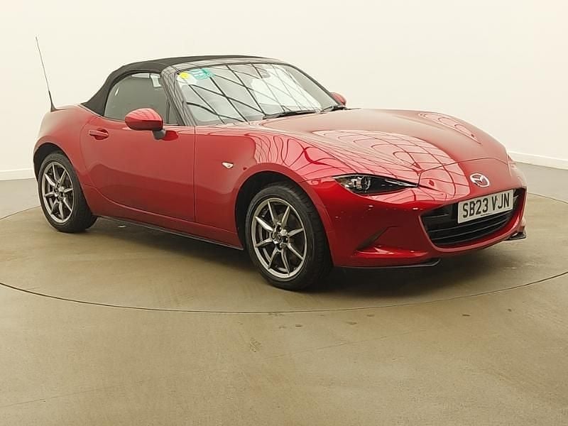 Red Used 2023 Mazda MX5 Exclusive-Line Cabriolet | £18,498 (Super price) - Image 1/4