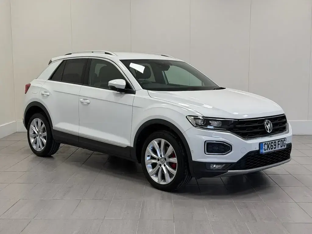 Used VW T-Roc SEL 150 HP (110 kW) 2019 White SUV