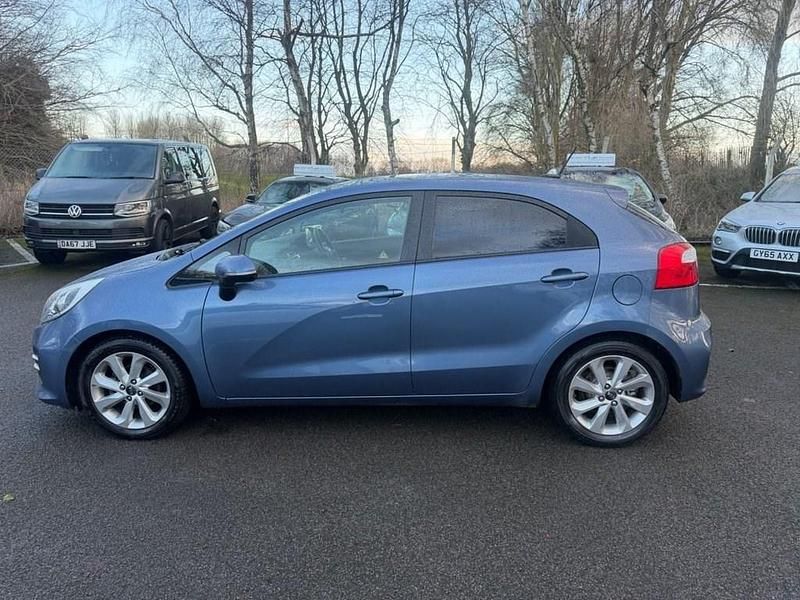Używany Kia Rio 84 KM (61 kW) 2015 Niebieski Hatchback