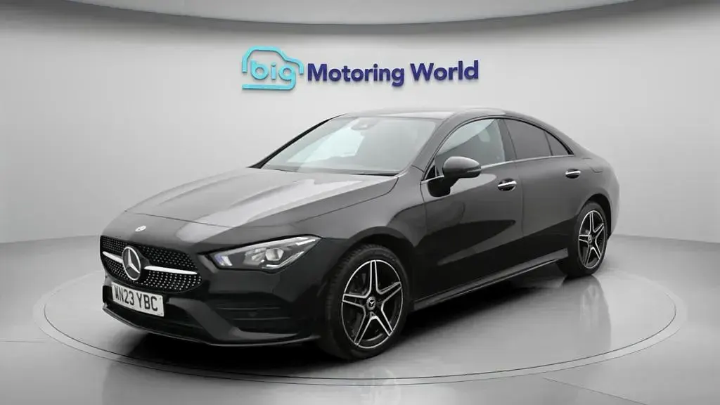 Used Mercedes CLA250e AMG line 218 HP (160 kW) 2023 Black Coupe