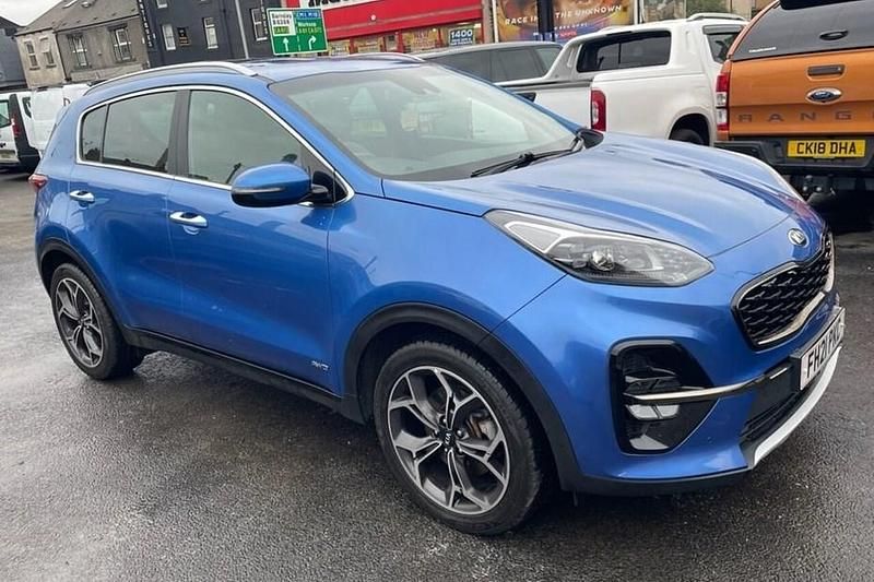 Used Kia Sportage GT-Line 174 HP (127 kW) 2021 Blue SUV