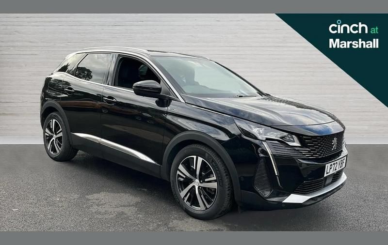 Black Used 2023 Peugeot 3008 GTi SUV | £19,291 (Fair price) - Image 1/4