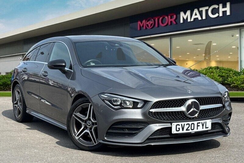 Grey Used 2020 Mercedes CLA200 Shooting Brake AMG line Estate | £17,990 (Fair price) - Image 1/4