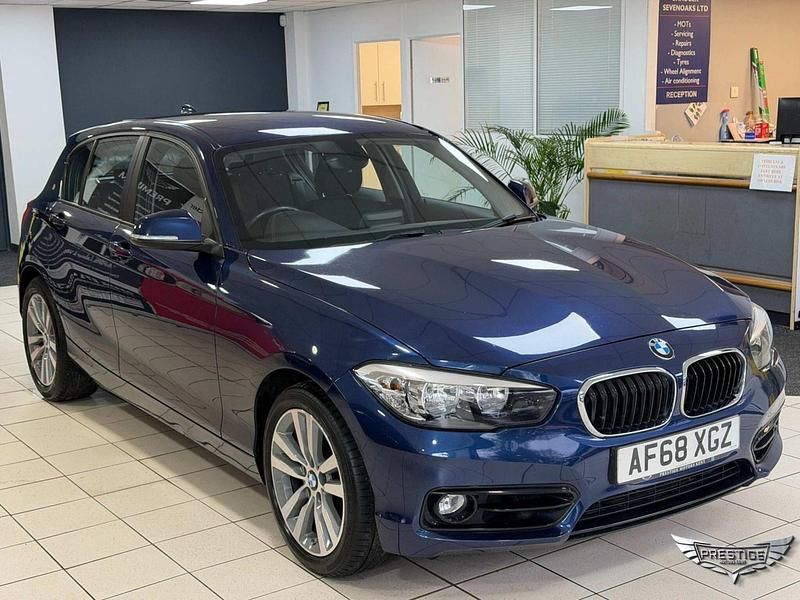 Used BMW 120 Sport Line 184 HP (135 kW) 2018 Blue Hatchback