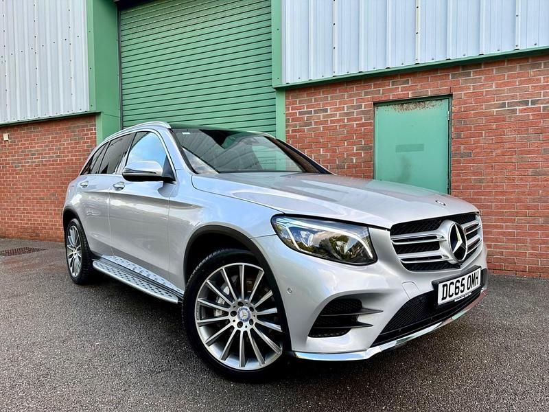 Used Mercedes GLC250 AMG Line Premium 204 HP (150 kW) 2015 Silver SUV