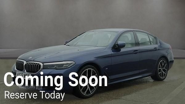 Used BMW 520 M Sport 2022 Blue Sedan
