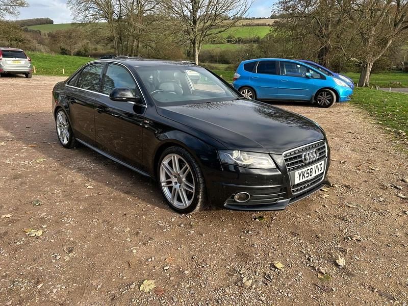 Black Used 2008 Audi A4 S-Line Sedan | £3,995 (Super price) - Image 1/4