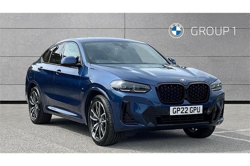 Phytonic blue Used 2025 BMW X4 M Sport SUV | £36,995 - Image 1/4