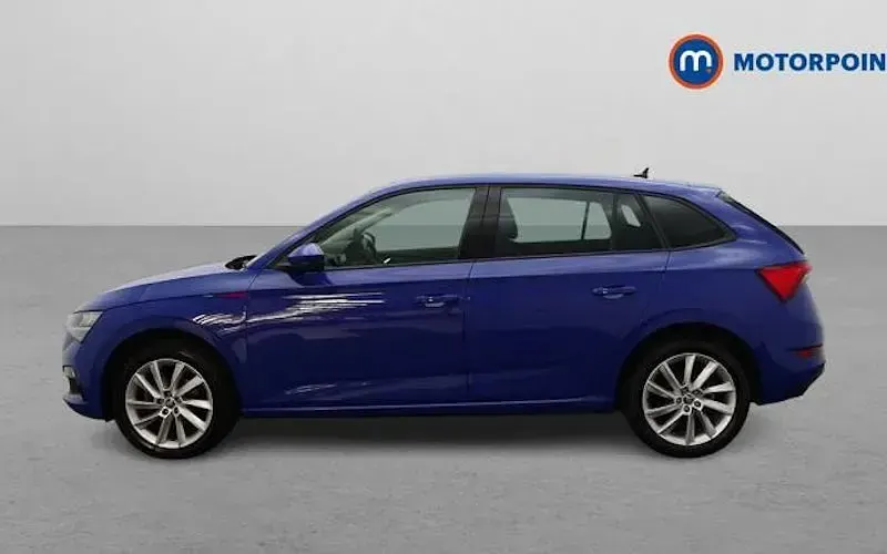 Used Skoda Scala SE L 110 HP (80 kW) 2023 Blue Hatchback