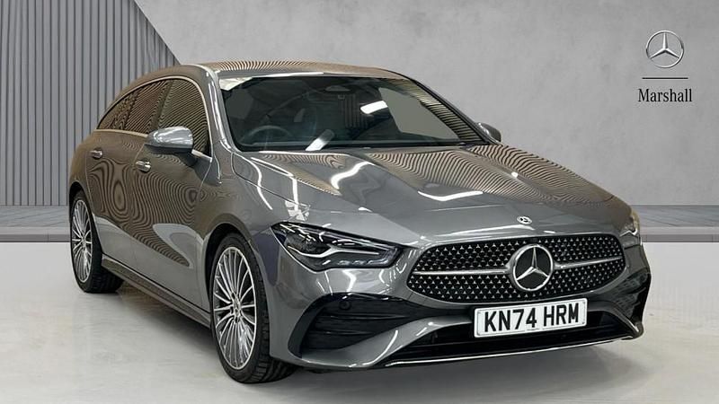 Used Mercedes CLA220 AMG Line Premium 190 HP (139 kW) 2024 Mountain grey metallic Sedan