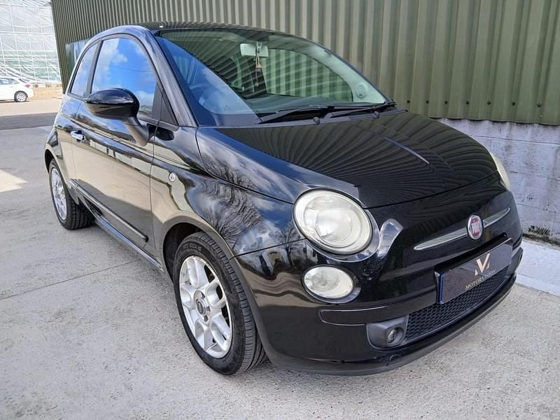 Used Fiat 500 Sport 69 HP (50 kW) 2009 Black Cabriolet