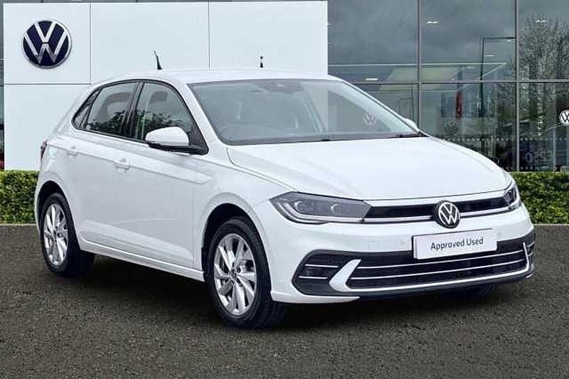 White Used 2022 VW Polo Style Hatchback | £16,630 (Fair price) - Image 1/4
