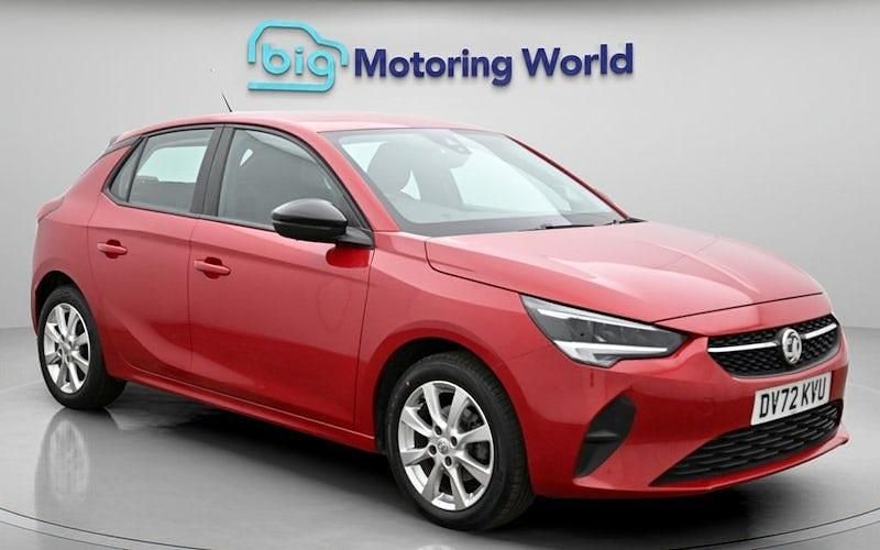 Begagnad Vauxhall Corsa Design Edition 75 HK (55 kW) 2022 Röd Halvkombi