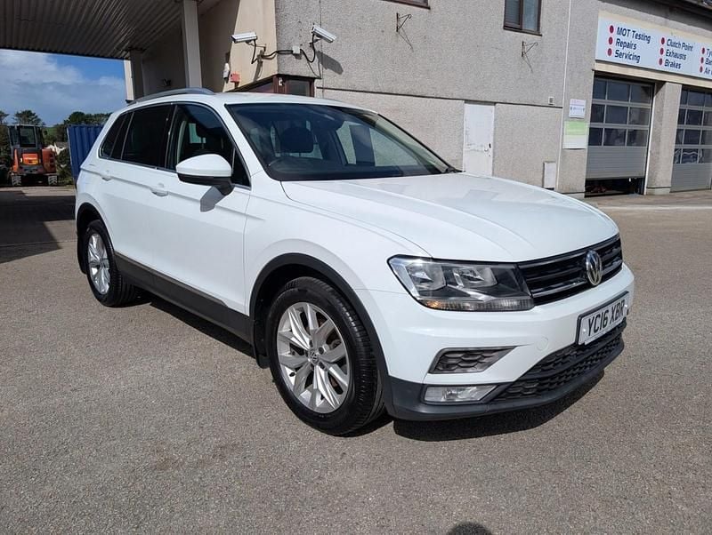 White Used 2016 VW Tiguan SE SUV | £12,495 - Image 1/4