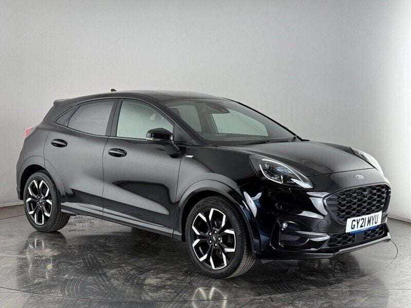 Black Used 2021 Ford Puma ST-Line X Hatchback | £17,500 (Good price) - Image 1/3