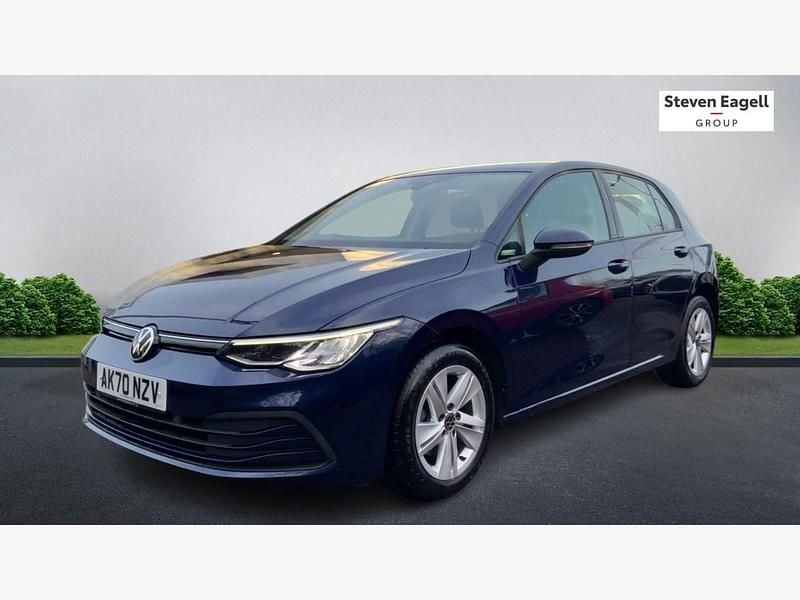 Used VW Golf VII Life 150 HP (110 kW) 2020 Blue Hatchback