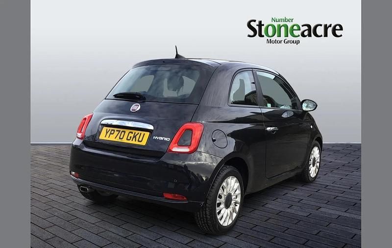 Used Fiat 500 Lounge 68 HP (50 kW) 2020 Black Hatchback