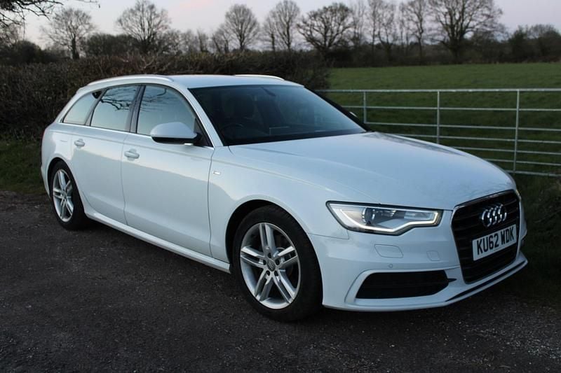 Used Audi A6 S-Line 204 HP (150 kW) 2012 White Estate