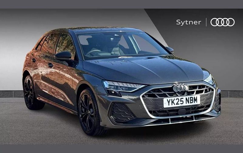 Grey Used 2025 Audi A3 e-tron Black Edition Hatchback | £34,500 - Image 1/4