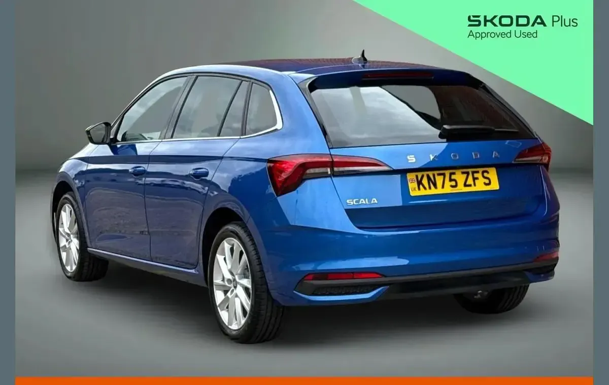 Used Skoda Scala SE L 115 HP (84 kW) 2025 Race blue metallic Hatchback