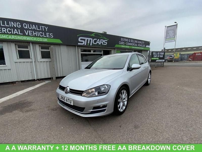 Silver Used 2015 VW Golf VII GT Hatchback | £10,950 (Fair price) - Image 1/4