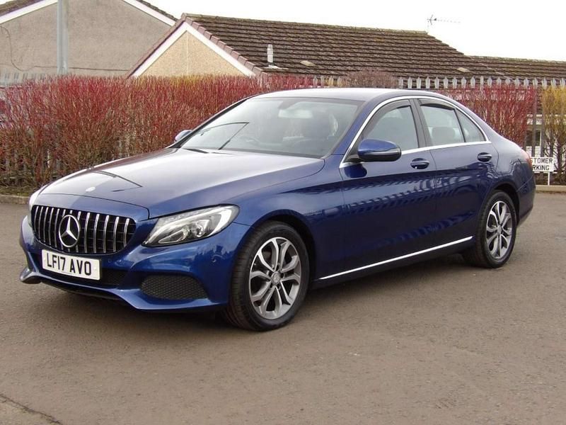 Used Mercedes C200 2017 Blue Sedan