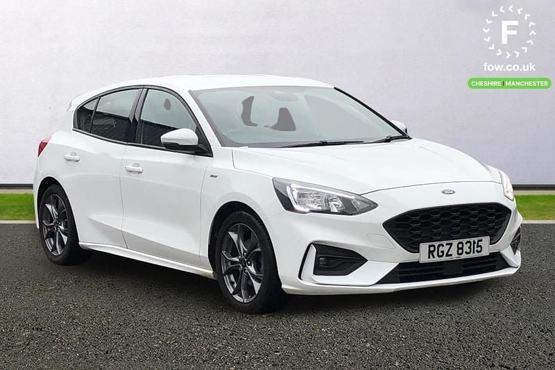 White Used 2020 Ford Focus ST-Line Hatchback | £11,599 (Fair price) - Image 1/3