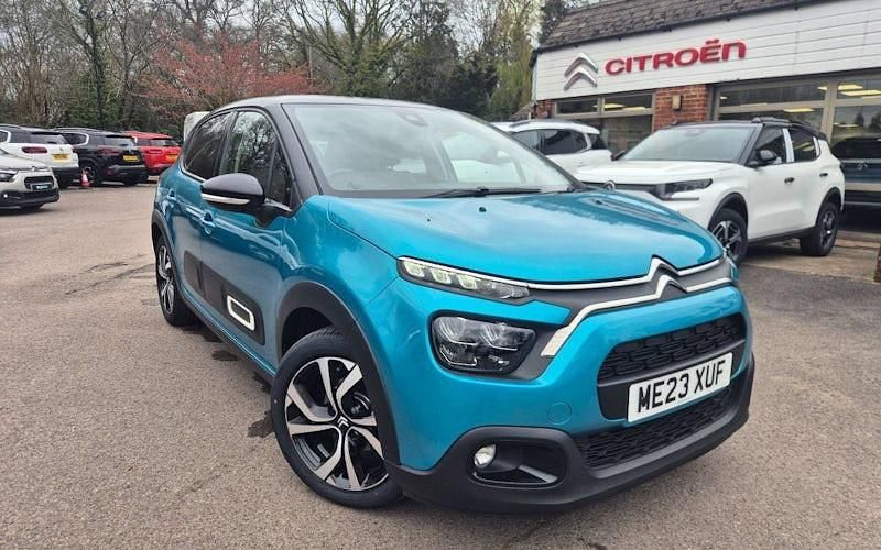 Used Citroën C3 PureTech 110 HP (80 kW) 2023 Blue Hatchback