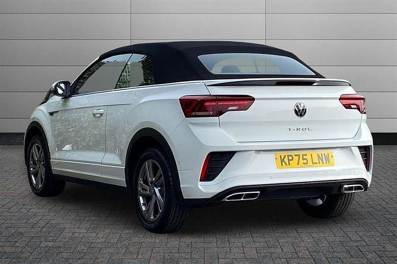 New VW T-Roc Cabriolet R-line 150 HP (110 kW) 2025 Pure white Cabriolet