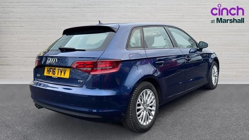 Used Audi A3 150 HP (110 kW) 2016 Blue Hatchback