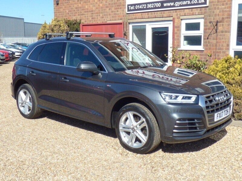 Grey Used 2017 Audi Q5 S-Line SUV | £18,495 (Fair price) - Image 1/4